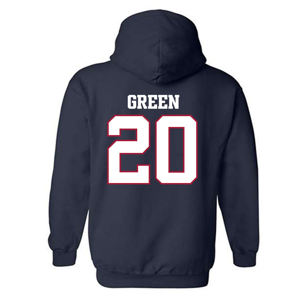 Arkansas - NCAA Football : AJ Green - Classic Shersey Hooded Sweatshirt-1