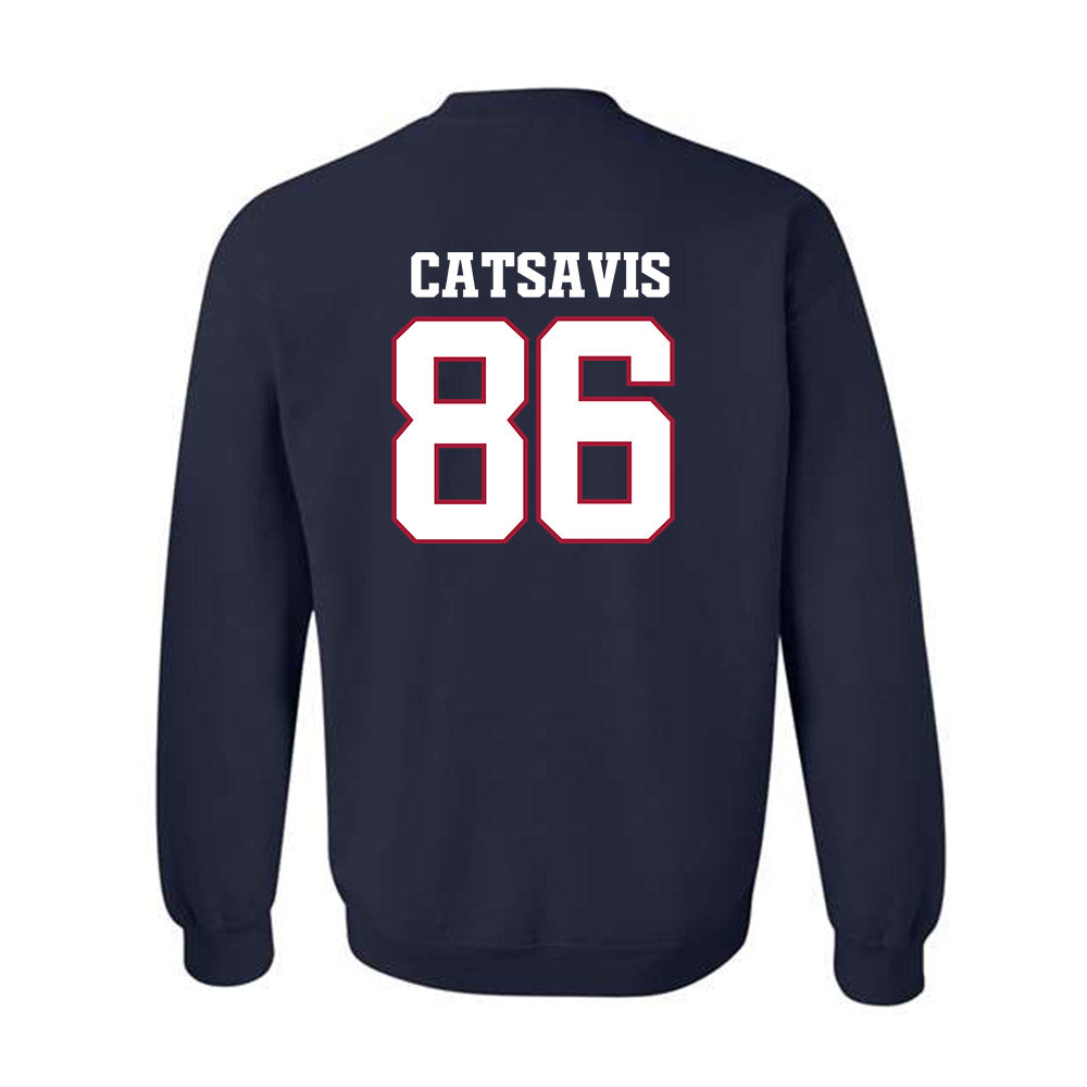 Arkansas - NCAA Football : Walker Catsavis - Classic Shersey Crewneck Sweatshirt-1