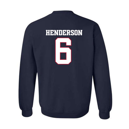 Arkansas - NCAA Football : Kavion Henderson - Classic Shersey Crewneck Sweatshirt-1