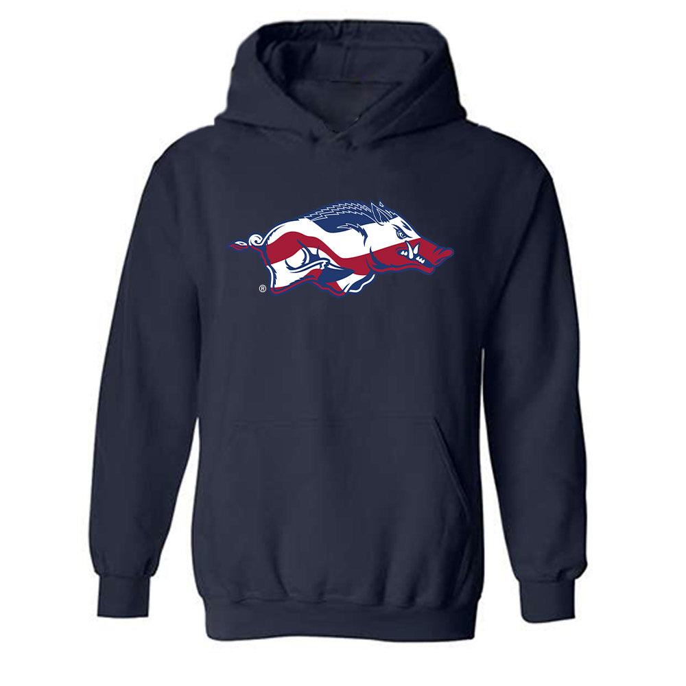 Arkansas - NCAA Football : Isaac TeSlaa - Classic Shersey Hooded Sweatshirt-0