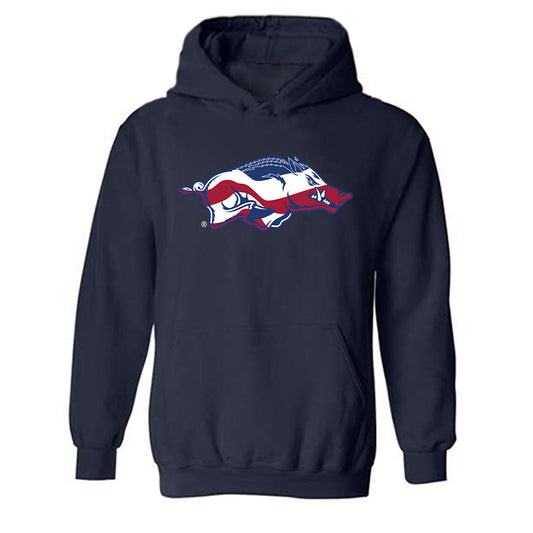 Arkansas - NCAA Football : Isaac TeSlaa - Classic Shersey Hooded Sweatshirt-0