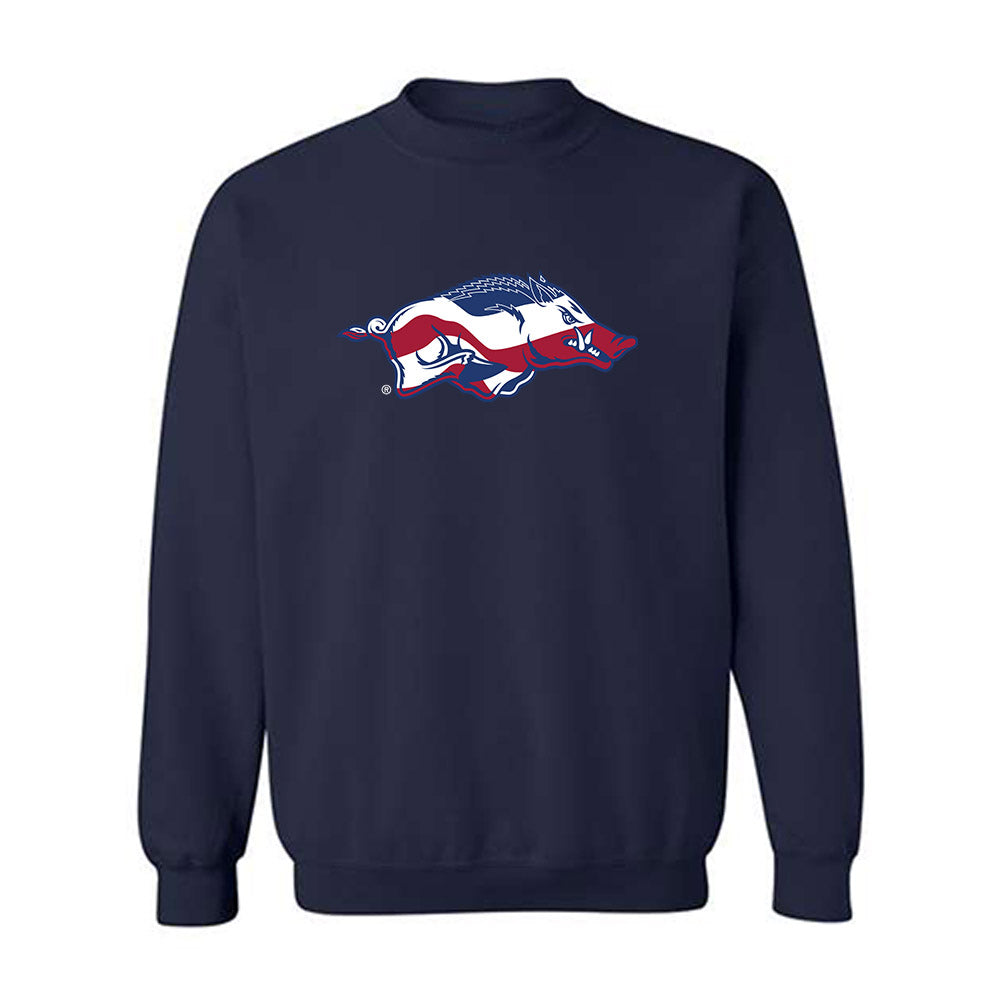 Arkansas - NCAA Football : Charlie von der Meden - Classic Shersey Crewneck Sweatshirt-0