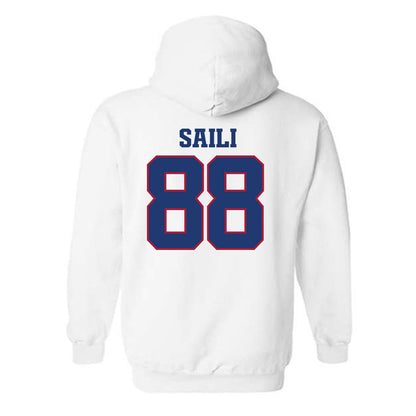 Arkansas - NCAA Football : Danny Saili - Classic Shersey Hooded Sweatshirt-1