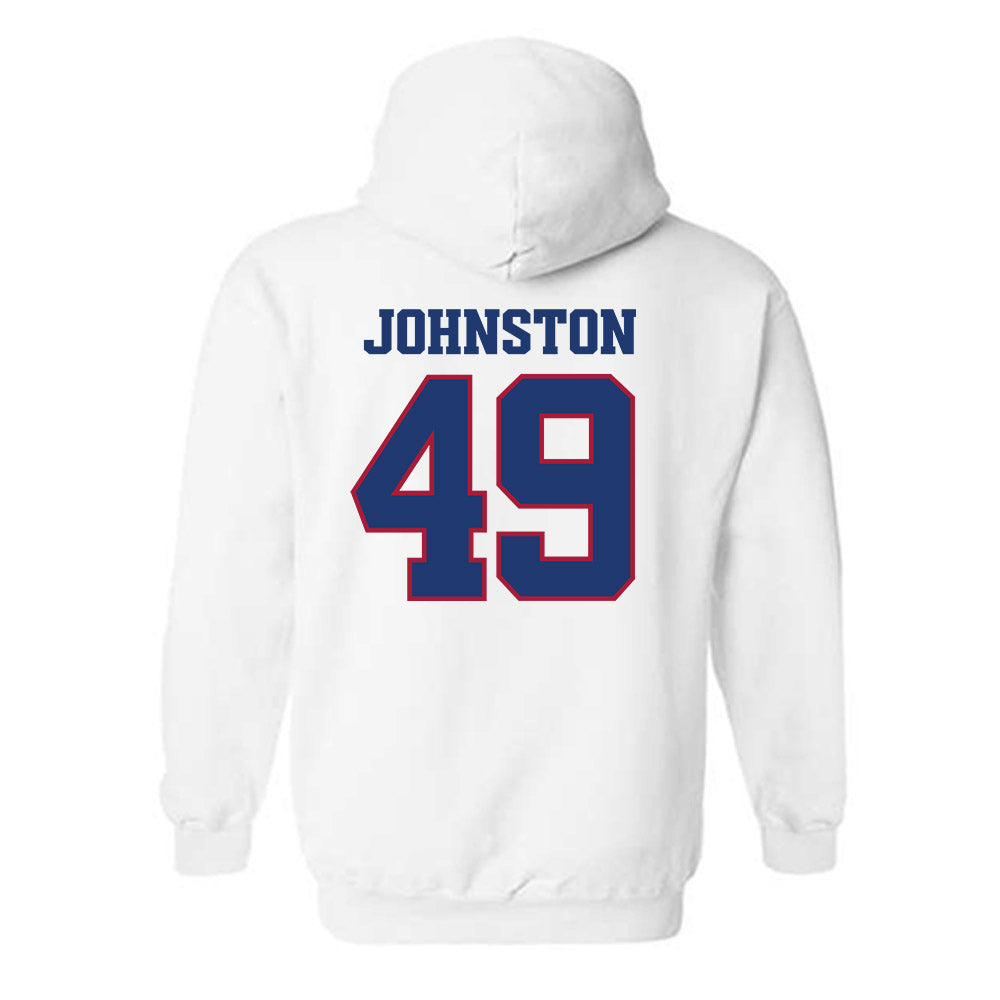 Arkansas - NCAA Football : Luke Johnston - Classic Shersey Hooded Sweatshirt-1