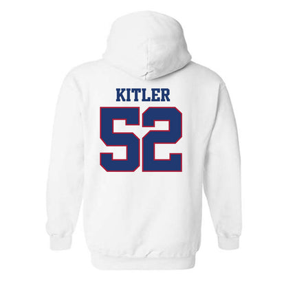 Arkansas - NCAA Football : Caden Kitler - Classic Shersey Hooded Sweatshirt-1