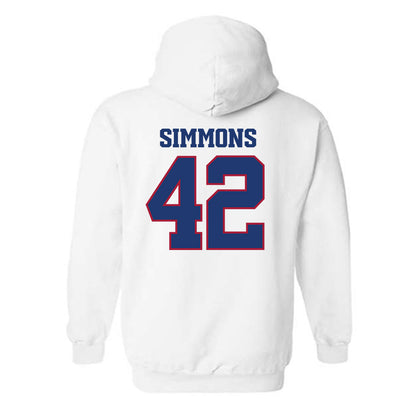 Arkansas - NCAA Football : Wyatt Simmons - Classic Shersey Hooded Sweatshirt-1