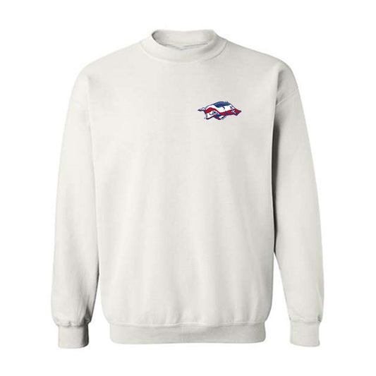 Arkansas - NCAA Football : Isaiah Sategna - Classic Shersey Crewneck Sweatshirt-0