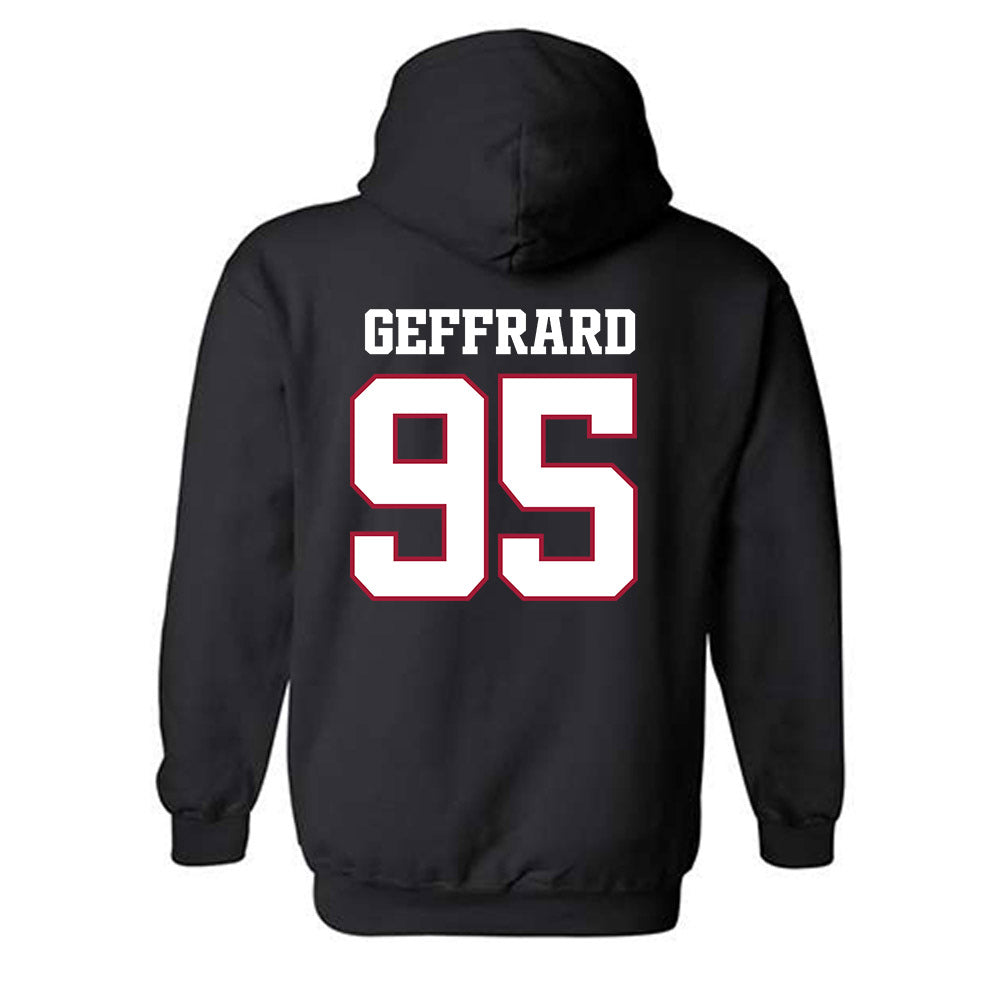 Arkansas - NCAA Football : Ian Geffrard - Classic Shersey Hooded Sweatshirt-1