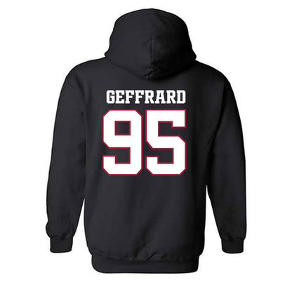 Arkansas - NCAA Football : Ian Geffrard - Classic Shersey Hooded Sweatshirt-1