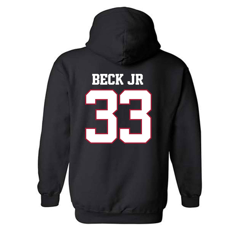 Arkansas - NCAA Football : Jeremiah Beck Jr. - Classic Shersey Hooded Sweatshirt-1