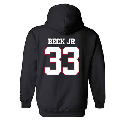 Arkansas - NCAA Football : Jeremiah Beck Jr. - Classic Shersey Hooded Sweatshirt-1
