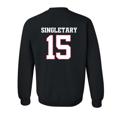 Arkansas - NCAA Football : Jaheim Singletary - Classic Shersey Crewneck Sweatshirt-1