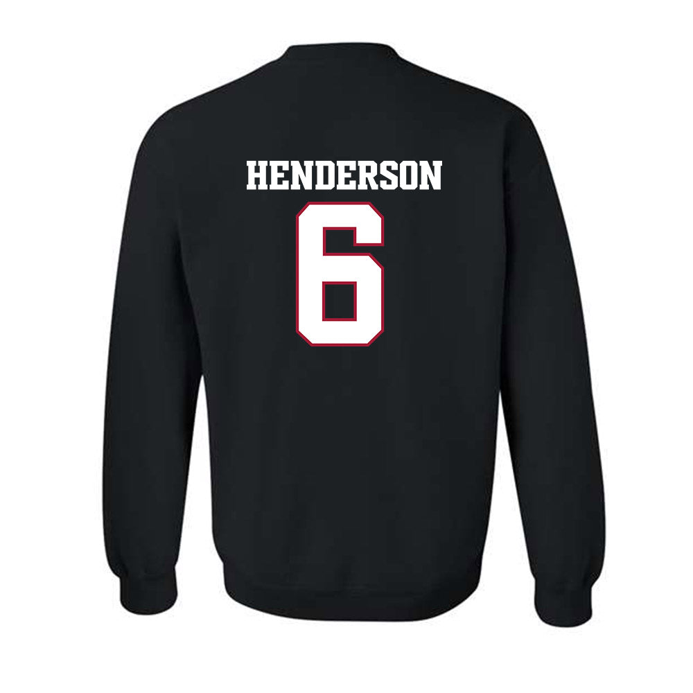 Arkansas - NCAA Football : Kavion Henderson - Classic Shersey Crewneck Sweatshirt-1