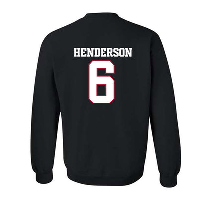 Arkansas - NCAA Football : Kavion Henderson - Classic Shersey Crewneck Sweatshirt-1