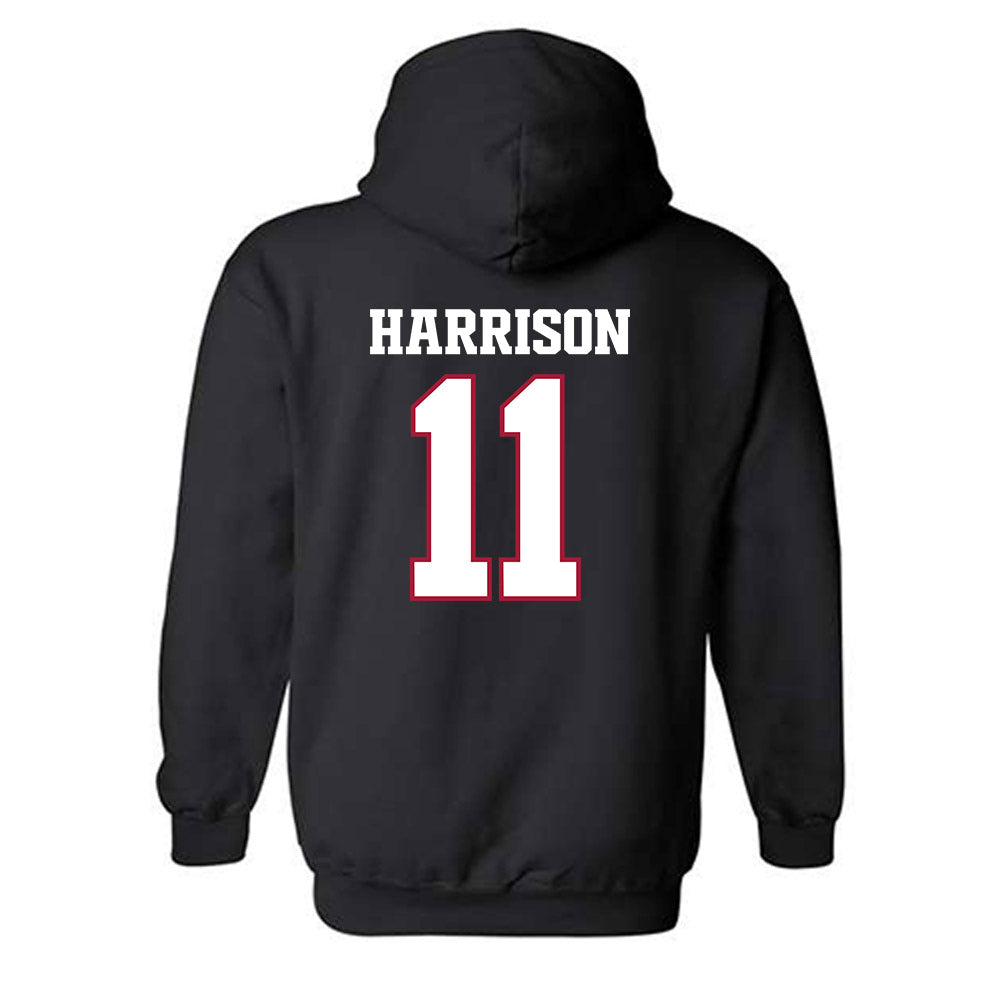 Arkansas - NCAA Football : Monte Harrison - Classic Shersey Hooded Sweatshirt-1