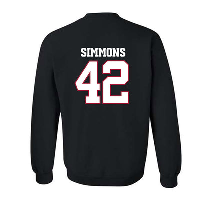 Arkansas - NCAA Football : Wyatt Simmons - Classic Shersey Crewneck Sweatshirt-1