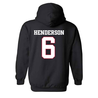 Arkansas - NCAA Football : Kavion Henderson - Classic Shersey Hooded Sweatshirt-1