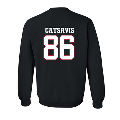 Arkansas - NCAA Football : Walker Catsavis - Classic Shersey Crewneck Sweatshirt-1