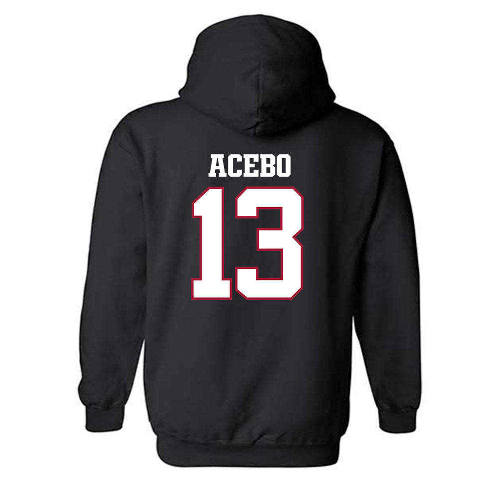 Arkansas - NCAA Football : Rykar Acebo - Classic Shersey Hooded Sweatshirt-1