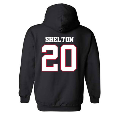 Arkansas - NCAA Football : Jayden Shelton - Classic Shersey Hooded Sweatshirt-1