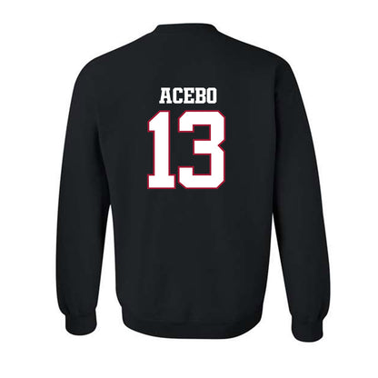 Arkansas - NCAA Football : Rykar Acebo - Classic Shersey Crewneck Sweatshirt-1