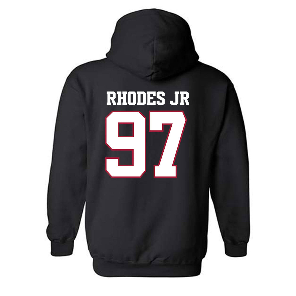 Arkansas - NCAA Football : Quincy Rhodes Jr - Classic Shersey Hooded Sweatshirt-1