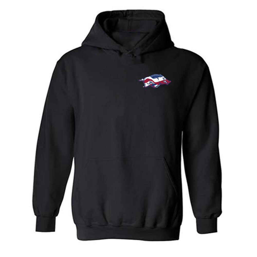 Arkansas - NCAA Football : Isaac TeSlaa - Classic Shersey Hooded Sweatshirt-0