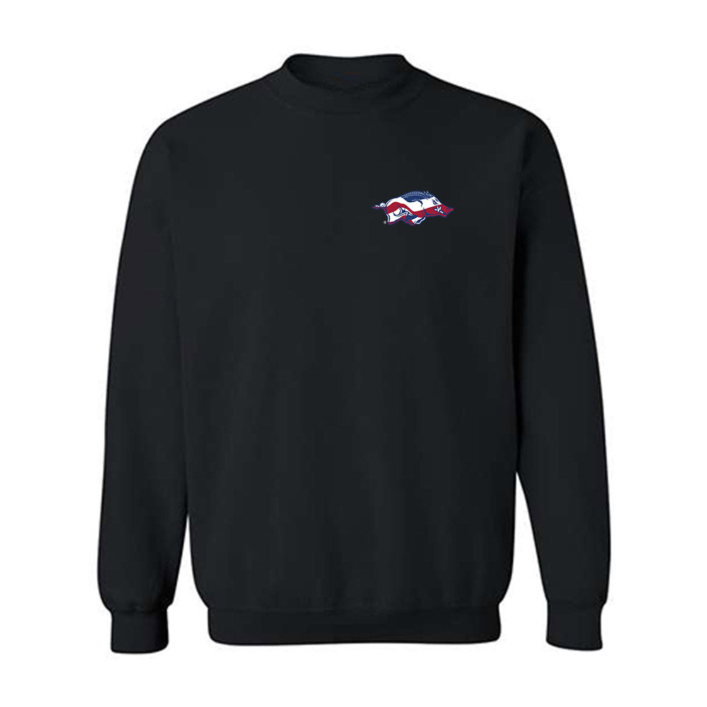 Arkansas - NCAA Football : Isaac TeSlaa - Classic Shersey Crewneck Sweatshirt-0