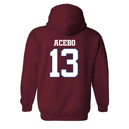 Arkansas - NCAA Football : Rykar Acebo - Classic Shersey Hooded Sweatshirt-1