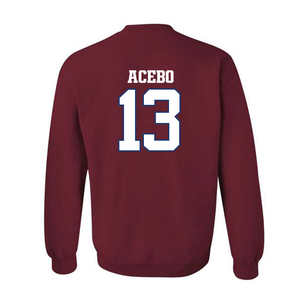 Arkansas - NCAA Football : Rykar Acebo - Classic Shersey Crewneck Sweatshirt-1