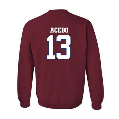 Arkansas - NCAA Football : Rykar Acebo - Classic Shersey Crewneck Sweatshirt-1