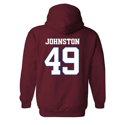 Arkansas - NCAA Football : Luke Johnston - Classic Shersey Hooded Sweatshirt-1