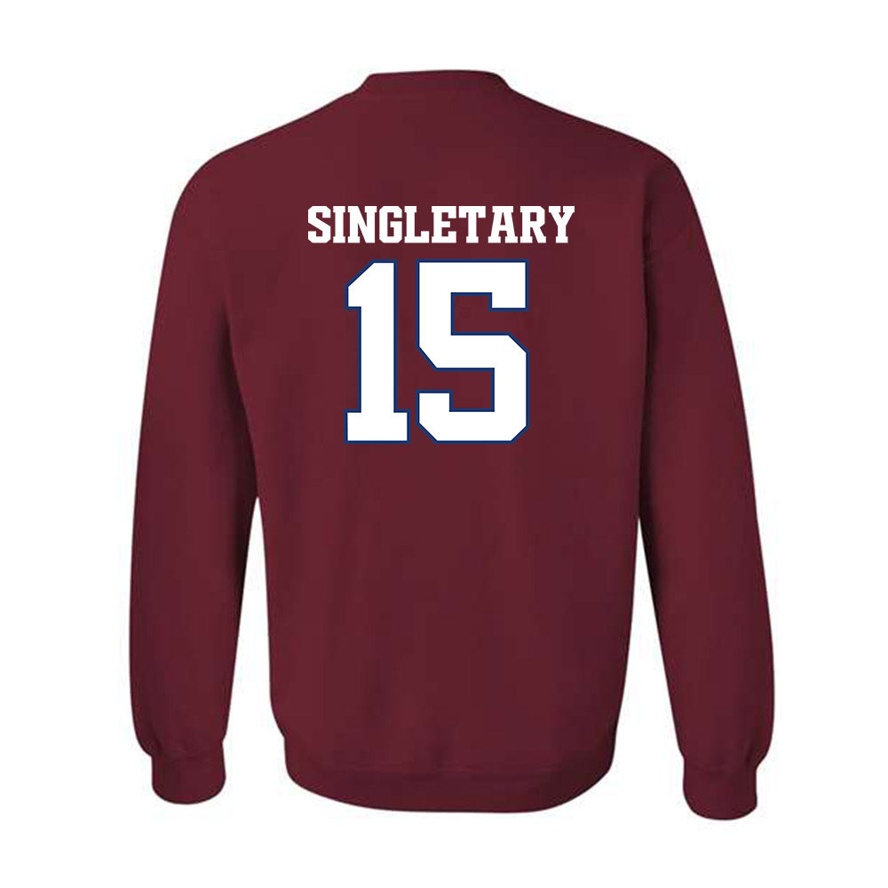 Arkansas - NCAA Football : Jaheim Singletary - Classic Shersey Crewneck Sweatshirt-1