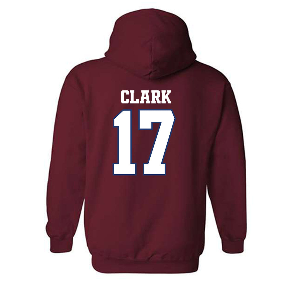 Arkansas - NCAA Football : Hudson Clark - Classic Shersey Hooded Sweatshirt-1