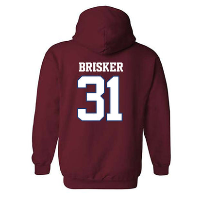 Arkansas - NCAA Football : Blake Brisker - Classic Shersey Hooded Sweatshirt-1