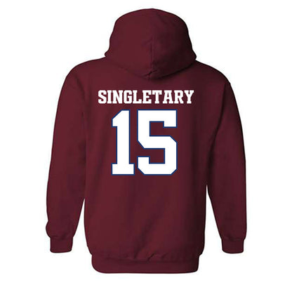 Arkansas - NCAA Football : Jaheim Singletary - Classic Shersey Hooded Sweatshirt-1