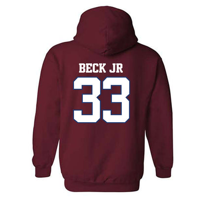 Arkansas - NCAA Football : Jeremiah Beck Jr. - Classic Shersey Hooded Sweatshirt-1