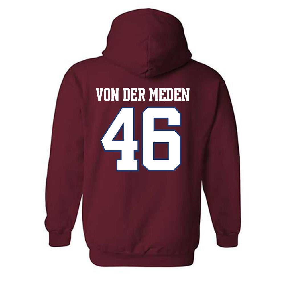 Arkansas - NCAA Football : Charlie von der Meden - Classic Shersey Hooded Sweatshirt-1