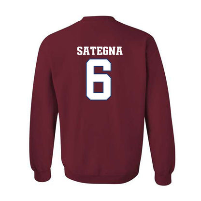 Arkansas - NCAA Football : Isaiah Sategna - Classic Shersey Crewneck Sweatshirt-1