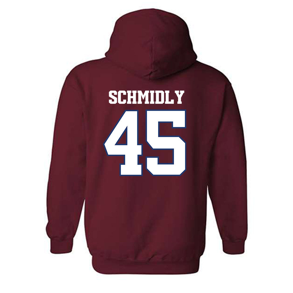 Arkansas - NCAA Football : Max Schmidly - Classic Shersey Hooded Sweatshirt-1