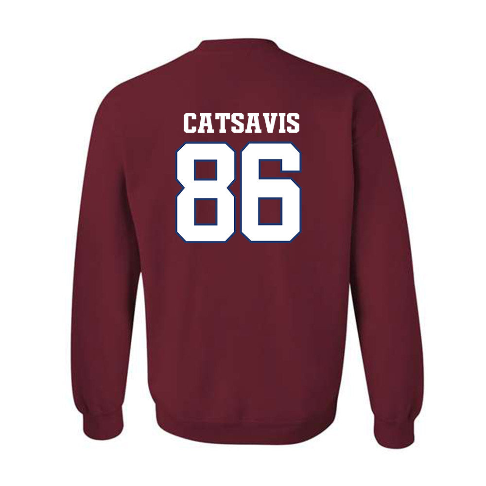 Arkansas - NCAA Football : Walker Catsavis - Classic Shersey Crewneck Sweatshirt-1