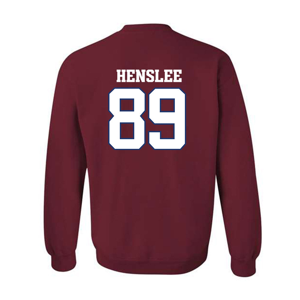 Arkansas - NCAA Football : Spencer Henslee - Classic Shersey Crewneck Sweatshirt-1