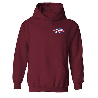 Arkansas - NCAA Football : Isaiah Sategna - Classic Shersey Hooded Sweatshirt-0