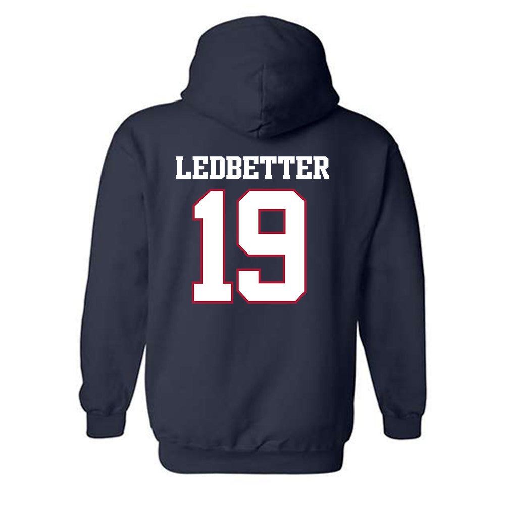 Arkansas - NCAA Football : Austin Ledbetter - Classic Shersey Hooded Sweatshirt-1