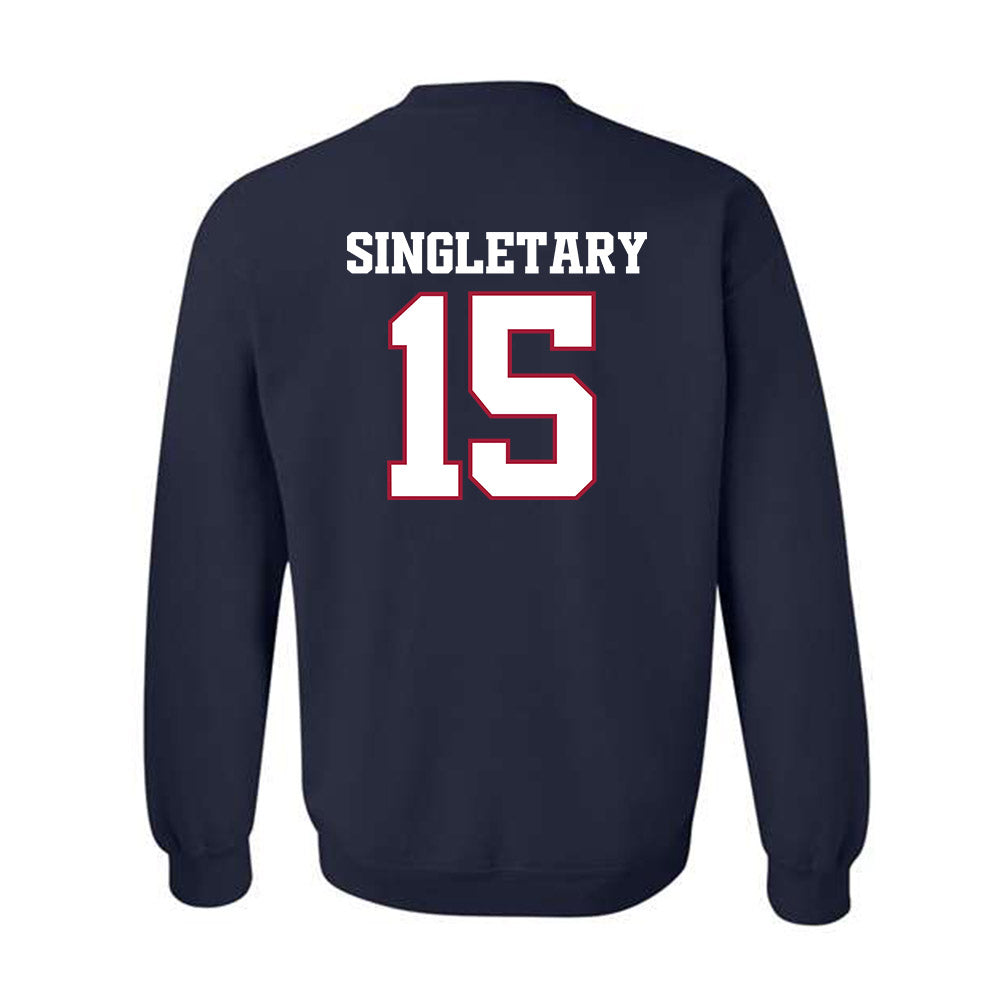 Arkansas - NCAA Football : Jaheim Singletary - Classic Shersey Crewneck Sweatshirt-1