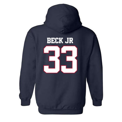 Arkansas - NCAA Football : Jeremiah Beck Jr. - Classic Shersey Hooded Sweatshirt-1