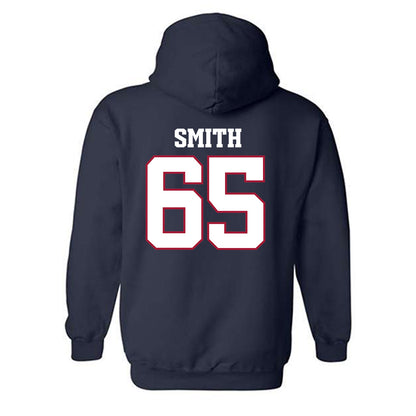 Arkansas - NCAA Football : Aaron Smith - Classic Shersey Hooded Sweatshirt-1