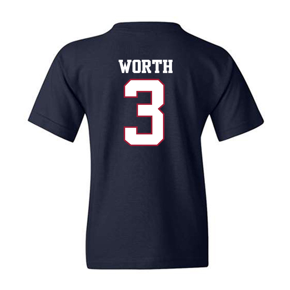 Arkansas - NCAA Football : Larry Worth - Classic Shersey Youth T-Shirt-1