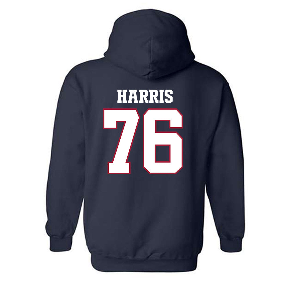 Arkansas - NCAA Football : E'Marion Harris - Classic Shersey Hooded Sweatshirt-1