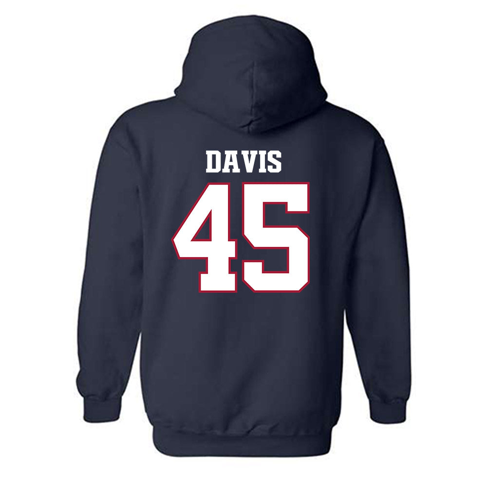 Arkansas - NCAA Football : Preston Davis - Classic Shersey Hooded Sweatshirt-1